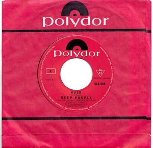 CANADÁ 1968 HARD ROCK 45 RPM PÚRPURA PROFUNDO: SILENCIO + UN DÍA MÁS LLUVIOSO - Imagen 1 de 1