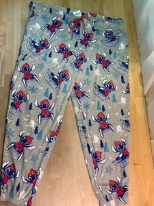 New Women's Disney Stitch Winter PJ Jogger Pants has Pockets Sz 2X-18/20W-CUTE!* - Picture 1 of 3