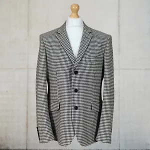 Blazer Pata de Gallo Edición Limitada Bonito Verde Etiqueta Negra - Chaqueta Talla Grande - Imagen 1 de 24