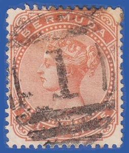 BERMUDA 1904 4d NARANJA MARRÓN SG28a GU - Imagen 1 de 1