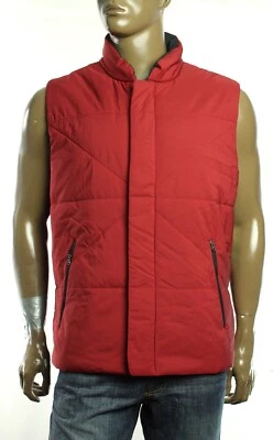 Nuevo Chaleco Acolchado Rojo Resistente al Agua Nautica Performance Primaloft Polyfill XL Foto 1 de 3