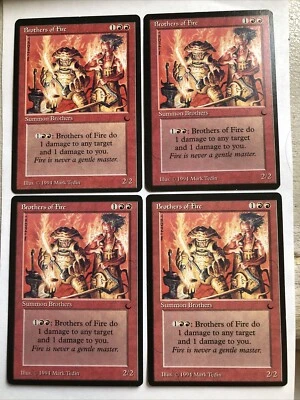 Brothers Of Fire X4 The Dark Ex Condition See Pics Front/back English - Image 1 of 4