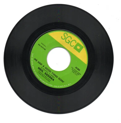 NEIL SEDAKA 45 RPM Record STAR CROSSED LOVERS / WE HAD A GOOD THINH GOIN'  Mint- - Image 1 of 2