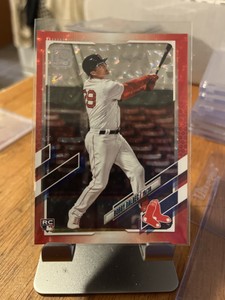 2021 Topps Bobby Dalbec Red Ice Foil 26 SP /199 ROOKIE RC