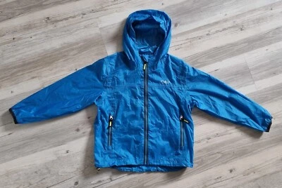 CMP Regenjacke blau Gr. 128  Jacke Jungen Mädchen kleines Packmaß im Beutel NEU - Bild 1 von 4