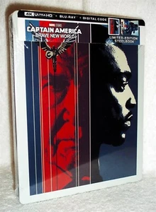 Captain America: Brave New World (4K/Blu-ray, 2025, STEELBOOK) NEW superhero fun - Picture 1 of 6