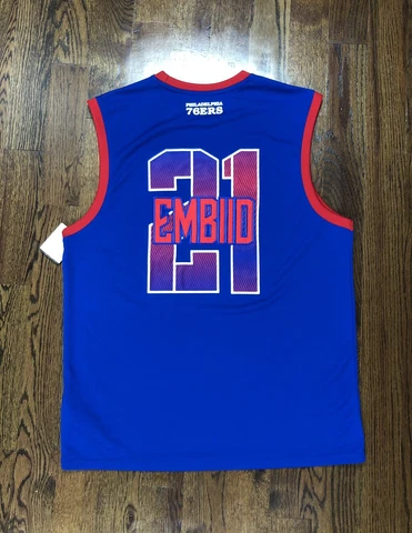 Joel Embiid Jersey Super Rare SIZE XL Cover