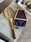 Vintage 1970’s Bancroft Billy Jean King Champion Tennis Racquet w/ Frame & Cover