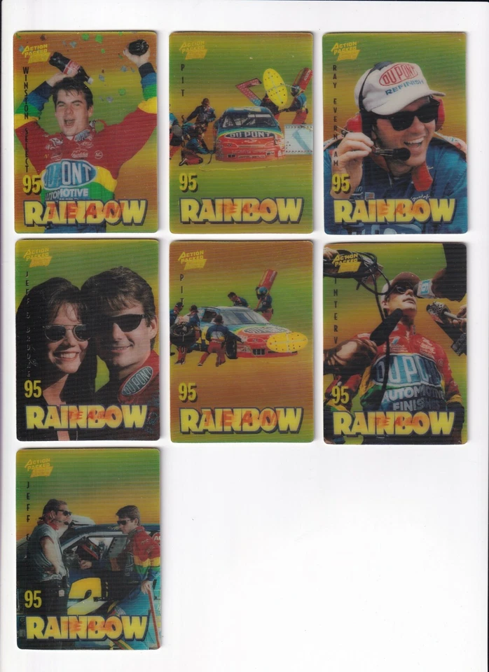 1995 Action Packed COUNTRY TEAM RAINBOW #4 Ray Evernham BV$12! ONE CARD ONLY! - Image 1 of 1
