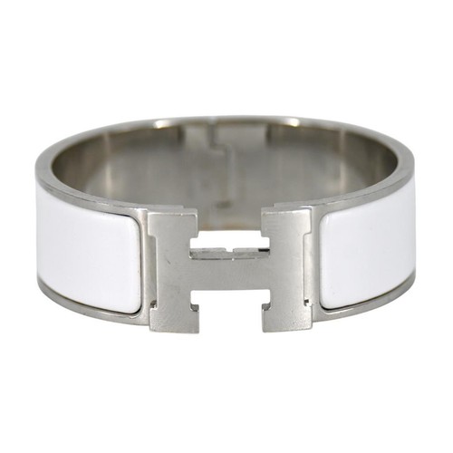 HERMÈS HERMES Bracciale bianco Clic Clac H