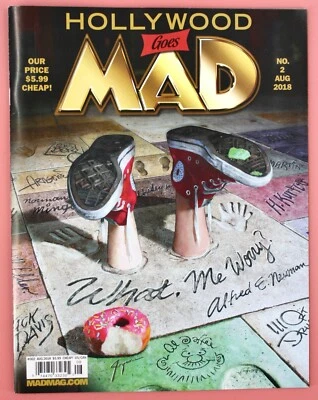 MAD Magazine #2 August 2018 Hollywood Goes MAD! Like New! No creases! No label! - Image 1 of 2