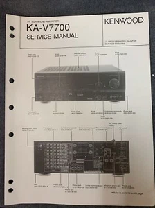 Kenwood KA-V7700 Service Manual [Original mit Schaltplänen, Diagrammen, Teileliste] - Bild 1 von 3