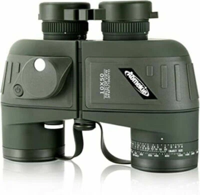10X50 Binoculars Marine Military BAK4 Prism Waterproof With Compass Rangefinder - Image 1 of 4