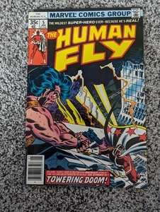 The Human Fly #5 (serie 1977) Marvel Comics 'Quiosco' en estado bastante bueno/casi nuevo - Imagen 1 de 1