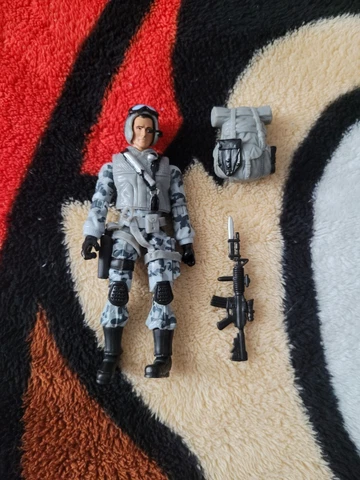 Modern GI Joe Action Figure 2009 Rollbar Complete except FC Cover