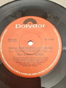 Neil and Dara Sedaka Should've never let you go  (7" single) - Picture 1 of 2