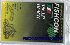 FISHCON ART. FH122 SNAP QUICK-pcs 10 a confezione-made in E.U. - Bild 1 von 1