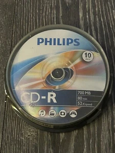 Philips CD- R Discs, 10 Disc Pack new and sealed - Picture 1 of 1