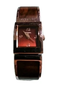 Fossil F2 Watch Women’s 7” Wooden Links ES1539 New Battery Casual Vintage - Picture 1 of 7