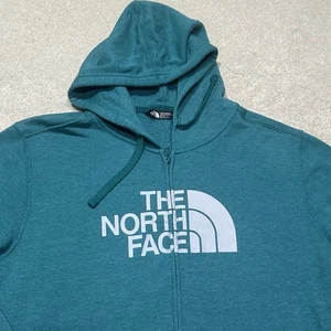 The North Face Full Zip Hoodie Sweatshirt Herren XL Extra Large Grün Kapuze - Bild 1 von 9