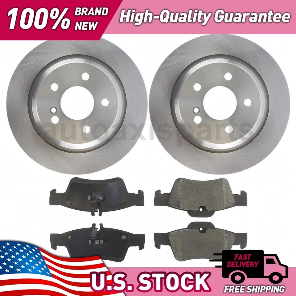 Kit de atualização de freio a disco peças centrais traseiras para 2004-2006 Mercedes-Benz S430 - Imagem 1 de 1