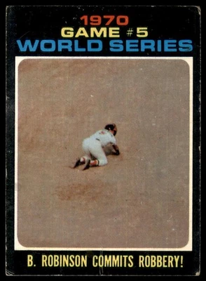 1971 Topps Set Break 1970 World Series Game 5 #331 Vg Combine Shipping - Image 1 of 2