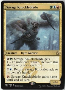 Savage Knuckleblade 197 Rare Khans of Tarkir NM MTG - Bild 1 von 2