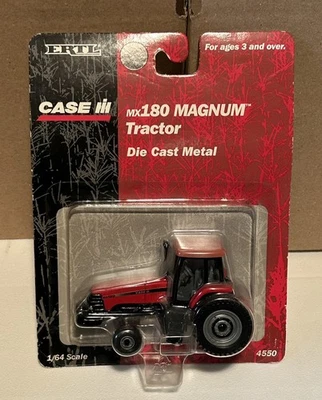  Case IH MX180 2WD Tractor  1/64 scale, ERTL,  CIH-4550-71HE-P - Image 1 of 4