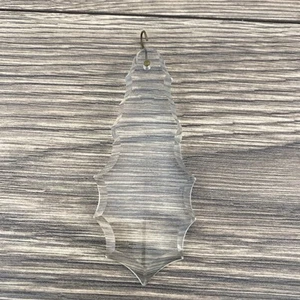 CANDELABRO DE CRISTAL GRANDE DE COLECCIÓN PRISMA PENDELOQUE FRANCÉS - Imagen 1 de 4