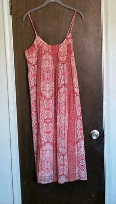 Lucky Brand Women's Sun Dress M Spaghetti Straps Lined - Image 1 of 4