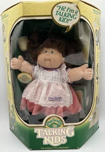 1987 Coleco Cabbage Patch Kids sprechende Kinderpuppe NRFB braune Haare & Augen 3590 - Bild 1 von 19