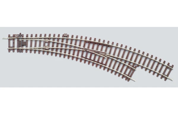 Piko 55223 HO Scale Right Curved Switch BWR R2/R3 - Image 1 of 1