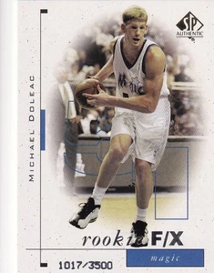 1998-99 SP Autentico Rookie F/X Michael Doleac #1017/3500 (RC) Duke Magic - Foto 1 di 2