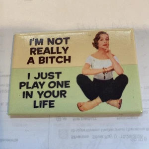 I’m Not Really a Bitch.. I Just Play One 2”x3”Fridge Magnet. - Picture 1 of 2