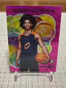 2023 UD Goodwin Champions #SCP-81 Scoot Henderson RC (Pink Wave Splash of Color) - Picture 1 of 2
