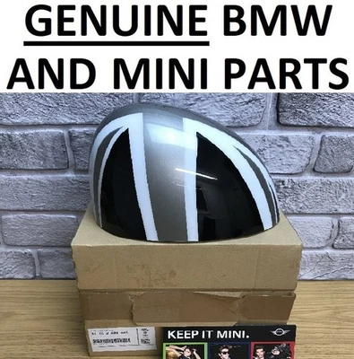 Tappo copri specchietto retrovisore ORIGINALE MINI F55 F56 ecc JCW 51162409446. DESTRA. RHD. lana - Immagine 1 di 4