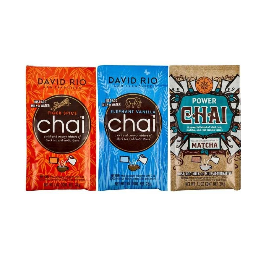 (142,11 EUR / kg) thokika - David Rio Chai Latte - Probierset, 3 Sachets, 3 ... - Bild 1 von 1