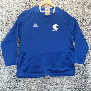 Adidas Baseball Shirt Herren Erwachsene 2XL XXL Blau Tishomingo County Mississippi LOGO - Bild 1 von 7