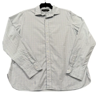 NEW The Men's Store at Bloomingdale's Slim Fit Button Up Shirt Blue X-Large XL - Image 1 of 3