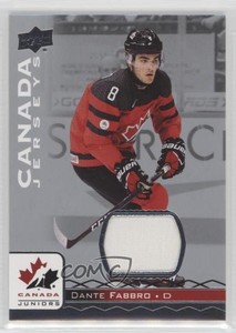 2017 Upper Deck Team Canada Juniors Canada Jerseys Dante Fabbro #17