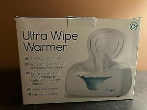Hiccapop Ultra Wipe Warmer/Baby Wet Wipes Dispenser Holder Case Changing Light 