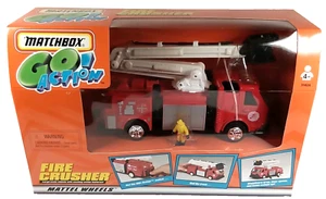 Vintage Toy Mattel Wheels Matchbox Go Action Fire Crusher Sealed 1999 - Picture 1 of 9