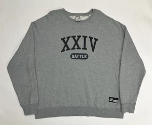Vintage NIKE XXIV BATTLE KOBE BRYANT SWEATSHIRT Crewneck Men’s Size (3XL) Gray - Picture 1 of 14