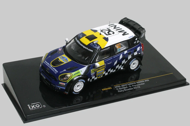 Mini John Cooper Works #52 Sandell Parmander Rally Svezia 2012 Ixo Ram493 1/43 - Immagine 1 di 1