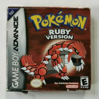 Pokemon Ruby (Nintendo GBA Game Boy Advance) Complete In Box CIB Not Mint - Image 1 of 4