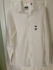Kenneth Cole Unlisted Men's Dress Shirt Slim Fit Solid White - Picture 1 of 8