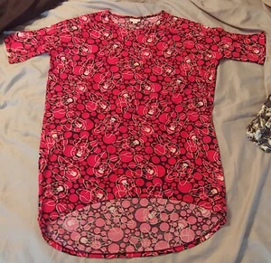 LuLaRoe XS CLASSIC T Shirt Minnie Mouse Red and Black Polka Dots Hard to Find - Bild 1 von 4