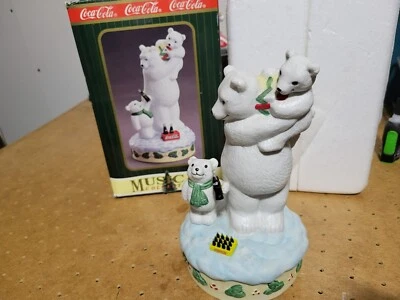 Coca cola Musical collection polar bear - Image 1 of 3