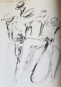 WILLEM de KOONING Signed 1967 Limited Edition Color Lithograph Frank O'Hara MOMA - Picture 1 of 6