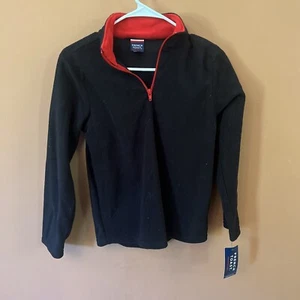 French Toast Boys Zip Black Sweater 10/12 - Picture 1 of 5